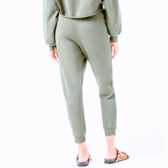 Brand New Crosby Lightweight Dark Sage Green Modal Joggers Pants - Picture 3 of 8